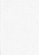 БР003-1 Бумага с рельефным рисунком "Дамасский узор" Цвет: Белый 1 лист