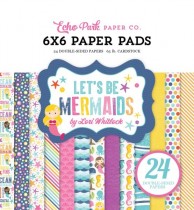Набор бумаги Echo Park "Let's Be Mermaids" 15х15 см.
