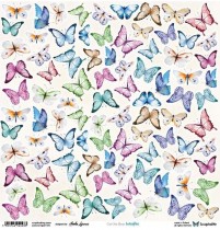 Лист для вырезания "Butterflies", 30х30 см., пл. 250 гр.
