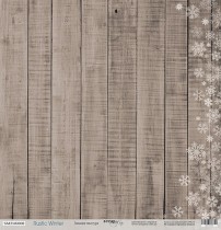 Лист односторонней бумаги 30x30 от Scrapmir Зимняя текстура из коллекции Rustic Winter 