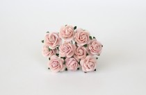 Mini розы 1 см - Розовоперсиковые светлые 124, 1 шт.