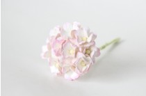 Цветы вишни средние - Св.розовый+белый 519 1 шт