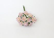 Mini розы 1 см - Св.сиреневый+молочный 542, 1 шт.
