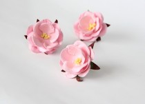 Дикие розы - Св.розовые диаметр ок. 4.5-5 см высота ок. 1.5 см длина стебля ок. 2 см, 1 шт