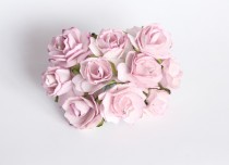 Кудрявые розы 2 см - Св.сиреневые 1 шт