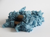 Шебби лента - Голубой 1 м