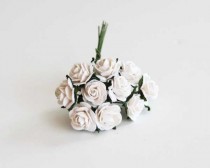 Mini розы 1,5 см - Белые 152 1 шт