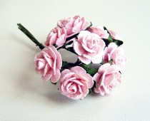 Mini розы 1,5 см - Розовоперсиковые 123 1 шт