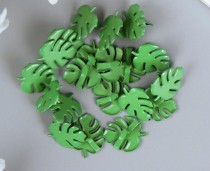 Брадсы для скрапбукинга "Пальмовые листья" 1 шт, размер  0,8х1,7х1,4 см