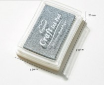 Штемпельная подушечка "Craft ink pad" цвет серебро