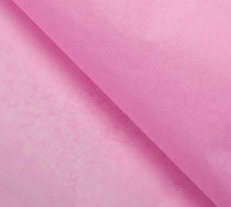 Бумага упаковочная тишью, розовый, 50 см х 66 см, 1 лист