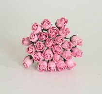 Мини бутоны Розовые 120 полураскрытые , 1 шт