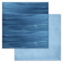 Бумага "Фономикс. Доски. Синие" (ScrapMania) 30,5х30,5 см, пл.180 гр/м2