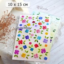 Нож "Фон цветочный. Пластина", 10х15 см (ScrapMania)