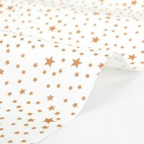 Ткань Dailylike "A shining sky starry gold" размер 55х45