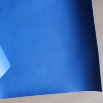 Переплетный матовый кожзам Ярко-синий, размер 50х70см.