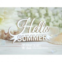 Чипборд надпись Hello Summer Hi-407