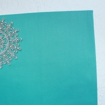 Ткань однотонная "Сине-зеленый ", размер 40х50 см, 100% хлопок