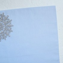 Ткань однотонная "Голубой", размер 40х50 см, 100% хлопок