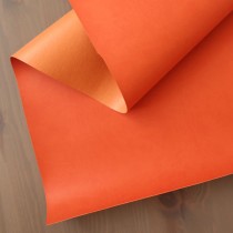 Переплетный матовый кожзам Оранжевый, размер 50х70см.