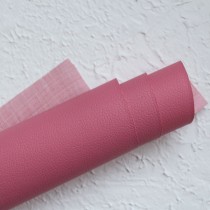 Отрез кожзама на тонкой тканевой основе 50х35 см., розово-персиковый