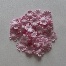 Плоский цветок пастель Светло розовый 1 шт