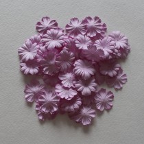Плоский цветок пастель Фиолетовые 1 шт