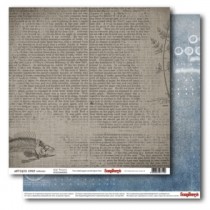 Бумага для скрапбукинга 30,5х30,5 см 180 гр/м двусторон Лавка Древностей Старые Корабли