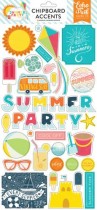 Набор чипборда Echo park "Summer Party"