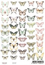 Набор картинок для декорирования "бабочки" формат А4, пл.200г/м2
