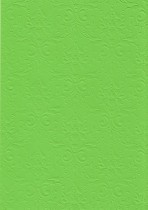 Бумага с рельефным рисунком "Дамасский узор" Цвет: Ярко-Зеленый 