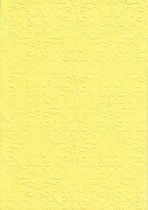 Бумага с рельефным рисунком "Дамасский узор" Цвет:Жёлтый