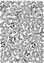 Оверлей Бабочки фон, размер 21х29,7 см
