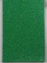 Фоамиран "Ярко-зелёный блеск" 2 мм формат А4, 1л