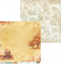 Коллекция "Шепот листопада" от Scrapodelie Лист 3, 30х30 см, пл.190 г/м2