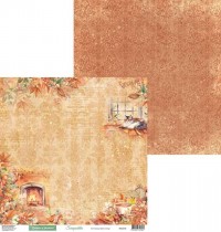 Коллекция "Шепот листопада" от Scrapodelie Лист 4, 30х30 см, пл.190 г/м2