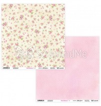 Лист двусторонней бумаги "Pink Blossom 2 09/10" 30,5х30,5 см., пл.250 гр