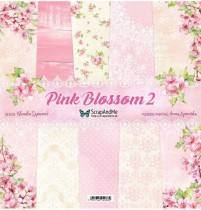 Набор бумаги "Pink Blossom 2" 30,5x30,5 см, 5 двусторонних листов, пл. 250 гр.