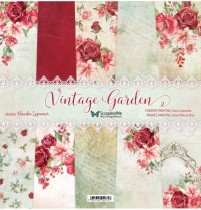 Набор бумаги "Vintage Garden" 30,5x30,5 см, 5 двусторонних листов, пл. 250 гр.