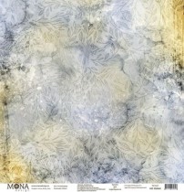 Лист Теплый дождь - коллекция "Осень" размер 30,5х30,5см., пл.190 г/м2