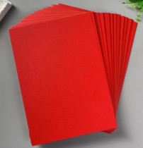 Картон "Жемчужный красный" формат А-4, пл 250 г/см³