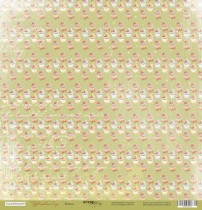 Лист односторонней бумаги 30x30 от Scrapmir Кексы из коллекции Фруктовый сад 