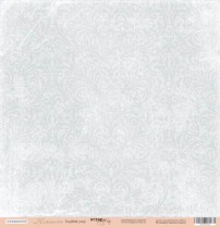 Лист односторонней бумаги 30x30 от Scrapmir Голубой узор из коллекции Нежность 