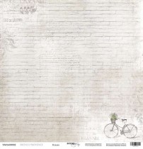 Лист односторонней бумаги 30x30 от Scrapmir Кладка из коллекции French Provence 