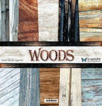 Набор бумаги "Woods" 30,5x30,5 см, 5 двусторонних листов, пл. 250 гр.