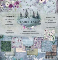 Набор двусторонней бумаги "Fairy tale" 250гр, 30,5*30,5см, 10 листов + 1 бонус