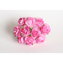 Кудрявые розы 2 см - Розовые, 1 шт.
