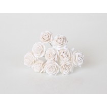 Mini розы 1 см - Белые-белые 152-1, 1 шт