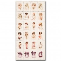 Набор декоративных марок для творчества "Барышни" 