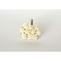 Mini розы 1,5 см - Молочные 153 1 шт